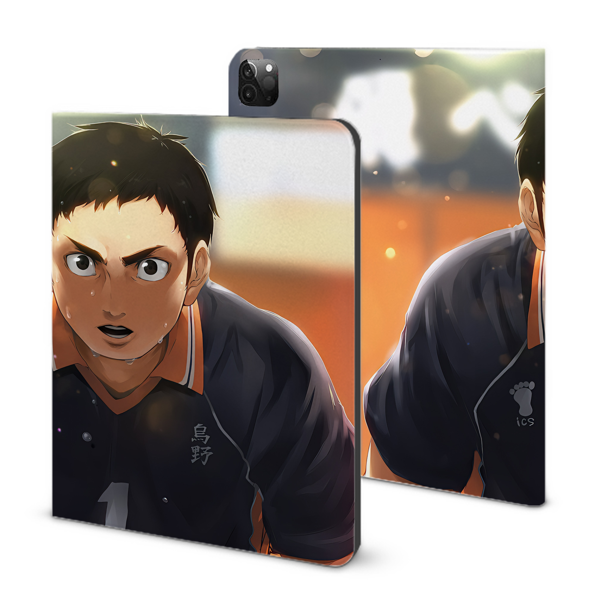 （画像用） ハイキュー!! Haikyu!! IPadケース ペンホルダー付き ブックスタイルデザイン